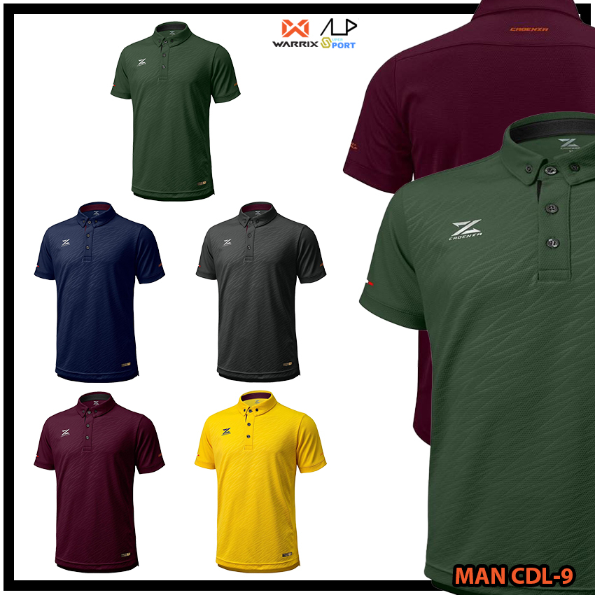 ลดโหดสูงสุด 1,000 บาท เสื้อโปโลชาย CADENZA คาเดนซ่า รุ่น CDL-9 PREMIUM POLO S 1 แท้100%