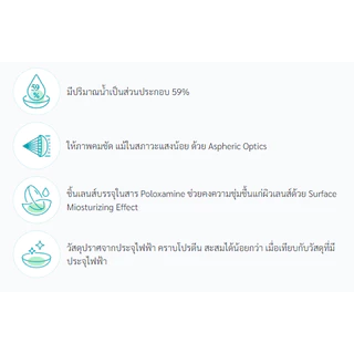 Bausch&Lomb 1 Day บอชแอนด์ลอมบ์ คอนแทคเลนส์ใส รายวัน 1 กล่อง มี 15 คู่
