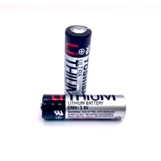 ER6v/3.6v TOSHIBA ไม่มีอจ็ค ของแท้ Lithium Battery พร้อมกล่อง ของใหม่มีพร้อมส่ง