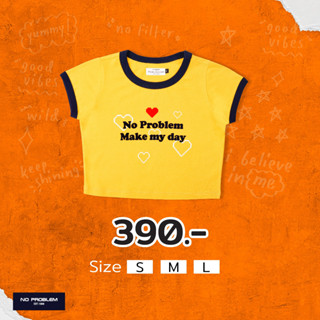 เสื้อคอกลมทรงครอปแขนสั้น สไตส์ Y2K NW.23302  - CROP TOP Y2K COLLECTION