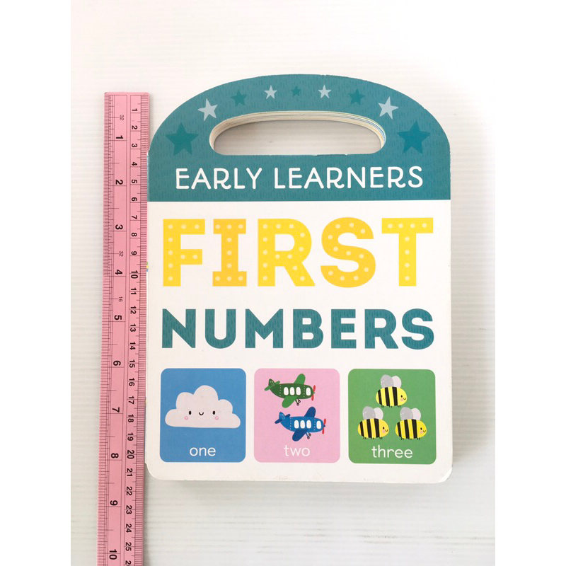 Early Learners : First Numbers by Caterpillar books หนังสือภาษาอังกฤษบอร์ดบุ๊คมือสองสภาพดี