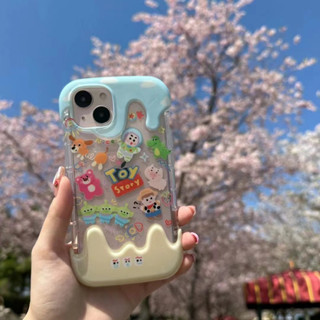 🔥จัดส่งจากไทยภายใน 24 ช.ม🔥เคสไอโฟน 14 Pro Max 13 12 11 เคส for เคสไอโฟน11 Toy Story ไอศครีม พกง่ายๆ การป้องกันการตก Case