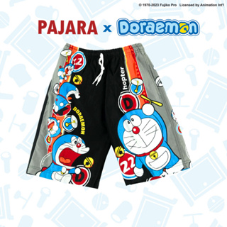 กางเกงขาสั้นเด็ก กางเกงเชิงเด็ก โดเรม่อน ลิขสิทธิ์แท้ cotton100% By PAJARA (EN0004)