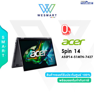 ⚡️0% ACER Aspire 5 Spin 2 in 1 Notebook⚡️A5SP14-51MTN-54VT(NX.KHKST.004)/Intel Core i5-1355U/16GB LPDDR5(ON BOARD)/512GB