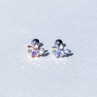 จิวต่างหูเกาหลี More Than Piercing: A119 Glamour Flower