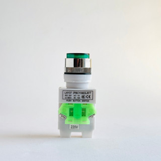 สวิตช์ปุ่มกด มีไฟ 22mm สวิทช์กดติดกดดับ push button switch Y090-11DNZS สินค้าพร้อมส่ง