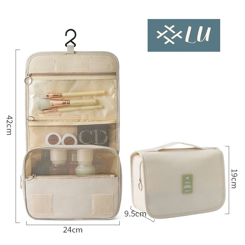 【กรุงเทพจัดส่งสินค้า】 กระเป๋าจัดระเบียบอุปกรณ์อาบน้ำ กระเป๋าแขวนกันน้ำ กระเป๋าแขว