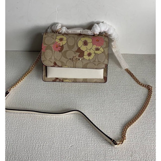 CH255 Coach Mini Klare Crossbody In Signature Canvas With Floral Cluster Print