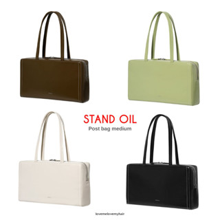 พร้อมส่ง/PRE Stand oil Post Bag Medium (M) กระเป๋า post bag สุดฮิต ไซส์ใหม่