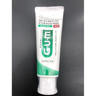 ยาสีฟัน GUM Herbal mint ยาสีฟันที่มีส่วนผสมของฟลูออไรด์ ช่วยลดการสะสมของคราบหินปูนและแบคทีเรียป้องกันการเกิดร่องผุของฟัน