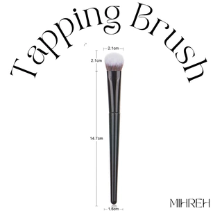 [2110] (พร้อมส่ง) Tapping Brush แปรงหน้าตัดขนาดเล็กสำหรับลงผลิตภัณฑ์เนื้อครีม