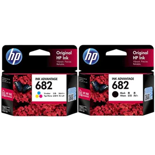 HP 682 Tri-color / Black Original Ink Advantage Cartridge (3YM77AA / 3YM76AA)