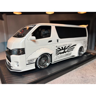 Ignition Model [IG3120] 1:18 T・S・D WORKS HIACE Gray