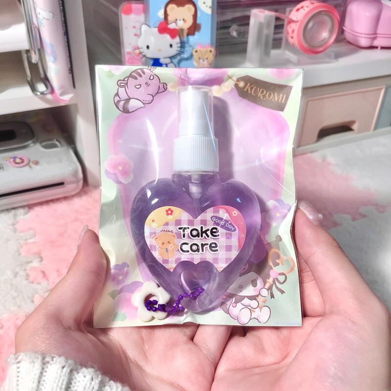 ♡ พร้อมส่ง ♡📍Alcohol Spray สเปรย์แอลกอฮอล์พกพา ขวดหัวใจน่ารัก
