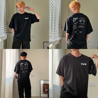 THEBOY- GOOD MORNING เสื้อยืดโอเวอร์ไซส์