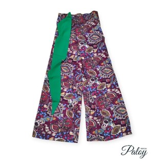 PALOY Cotton Wrap Pants กางเกงแบบผูก กางเกงเล ผ้าคอตตอน เบาสบาย (สะโพกได้ถึง44")​