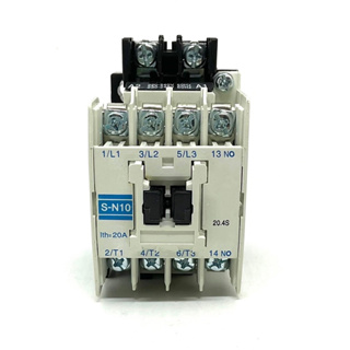 S-N10 แมกเนติก คอนแทกเตอร์(MAGNETIC CONTACTOR) 110VAC  220VAC  380VAC หน้าคอนแทค20A (ของใหม่) สินค้ามีพร้อมส่ง