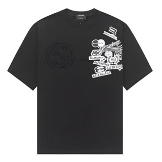 เสื้อยืด BALENCIAGA X GG [NEW] Unisex ใส่ก่อนเท่ห์ก่อน [Limited Edition]