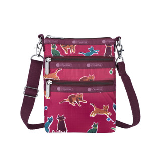 Lesportsac 3 Zip Crossbody Bag กระเป๋าสะพายข้าง Style 4007