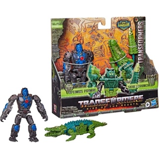 Transformers Optimus Primal &amp; Skullcruncher Rise of The Beasts Movie, Beast Alliance, Beast Combiners 2-Pack Toys