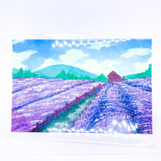 Landscape postcard โปสการ์ดวิวทิวทัศน์สีสันสดใส [CHIBEL]