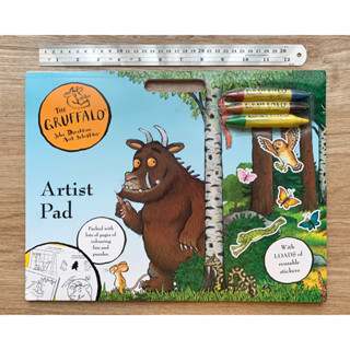 สมุดระบายสี เล่มยักษ์ The Gruffalo แถม crayon 3 แท่ง