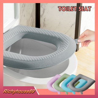 J085 แผ่นรองนั่งชักโครก แผ่นรองนั่งฝาชักโครก Toilet seat pad ฝาครอบที่นั่งชักโครกกันน้ํา  ที่รองชักโครก ไม่ซึมน้ำ