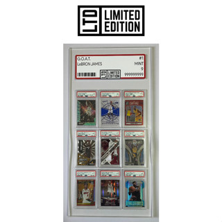 #1 LeBron James Cards - Jersey Card + All #ed - Custom Framed Set - 9x PSA 9