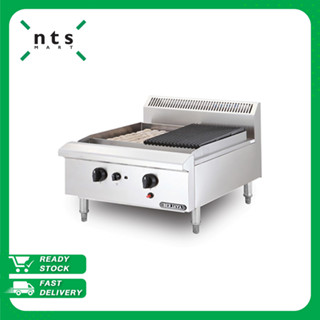 BERJAYA STAINLESS STEEL CHAR ROCK BROILER เตาปิ้งย่างหน้าสัมผัสและเตาหินลาวาแบบตั้งโต๊ะ รุ่น  BER1-CRB2B-17