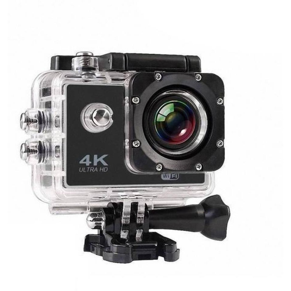 กล้องพร้อมส่ง ติดหมวกกันน็อคกันน้ำ Sport Cam 4K UHD with WIFI (Sports / Action Camera) กันน้ำ 30m