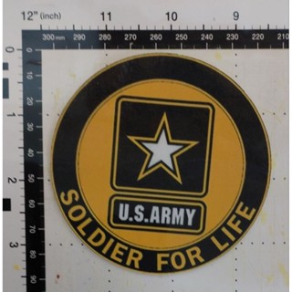 สติกเกอร์อาร์ม us army solder for life