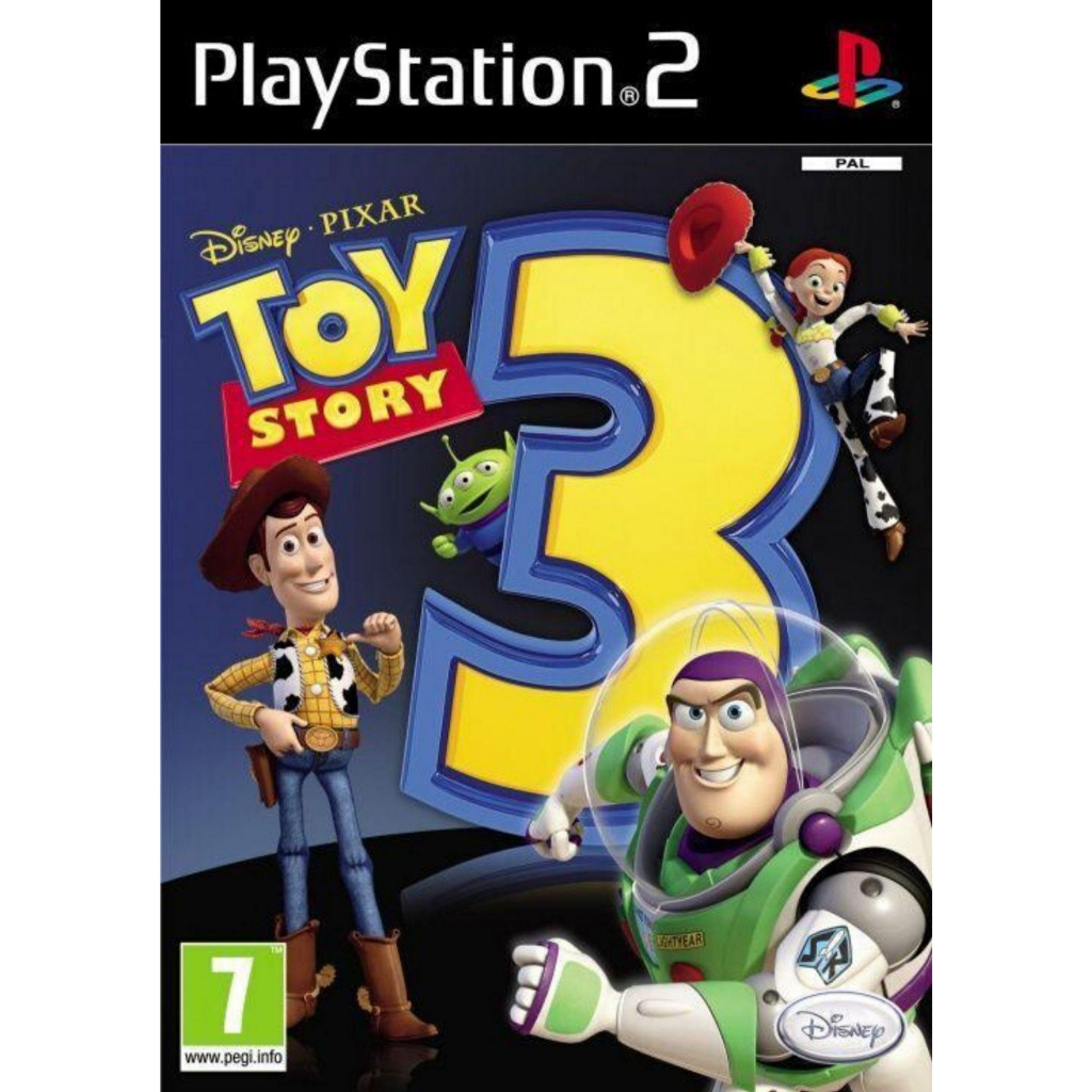 Toy Story 3 PS2 แผ่นเกมps2 แผ่นไรท์ เกมเพทู ทอยสตอรี่3