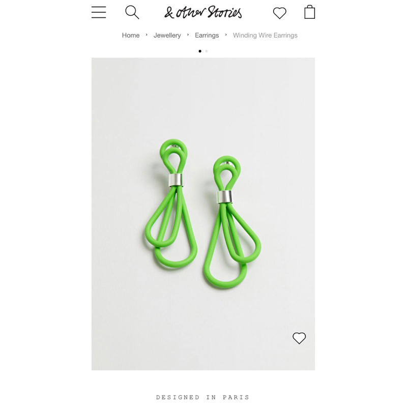 ต่างหู & other Stories earrings