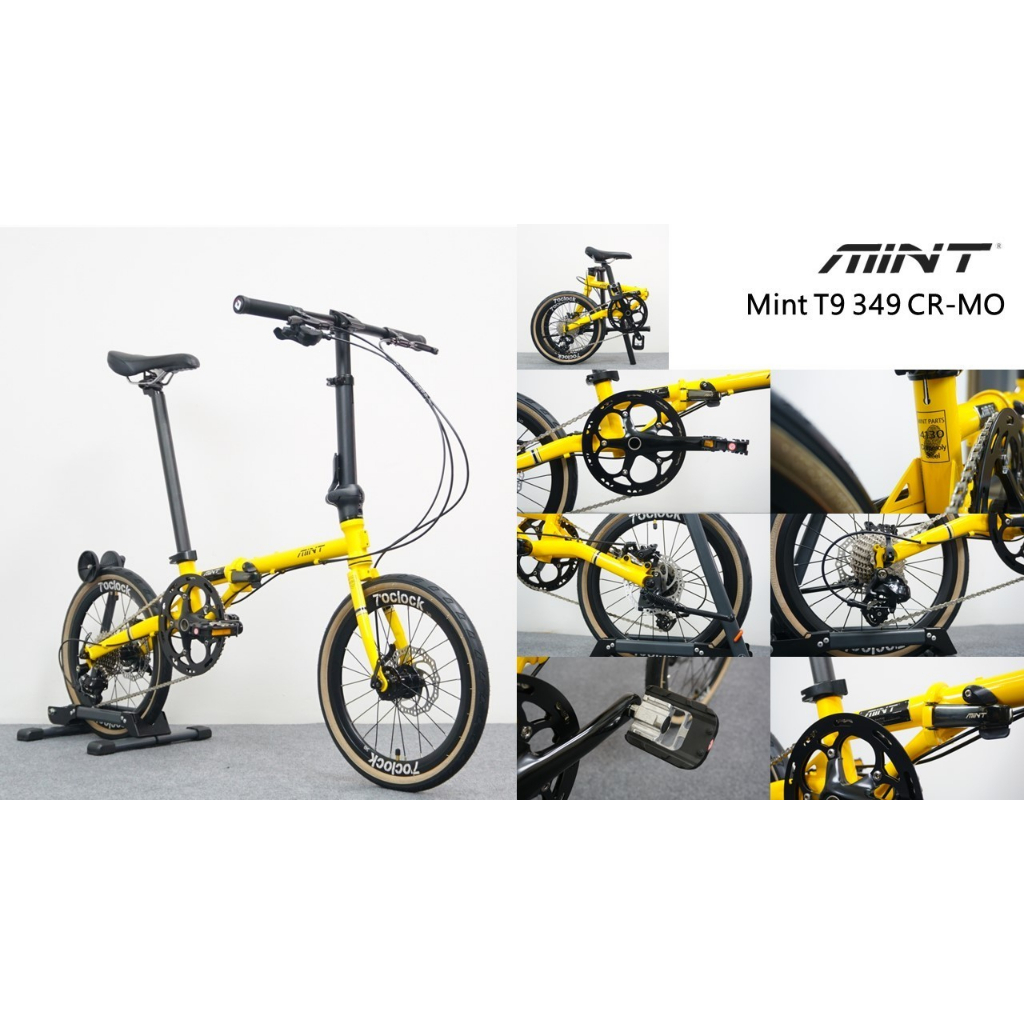 !!ส่งไว!!จักรยานพับ Mint T9 โครโม 349 ล้อ 16นิ้ว 349 จักรยานพับได้ Cromo