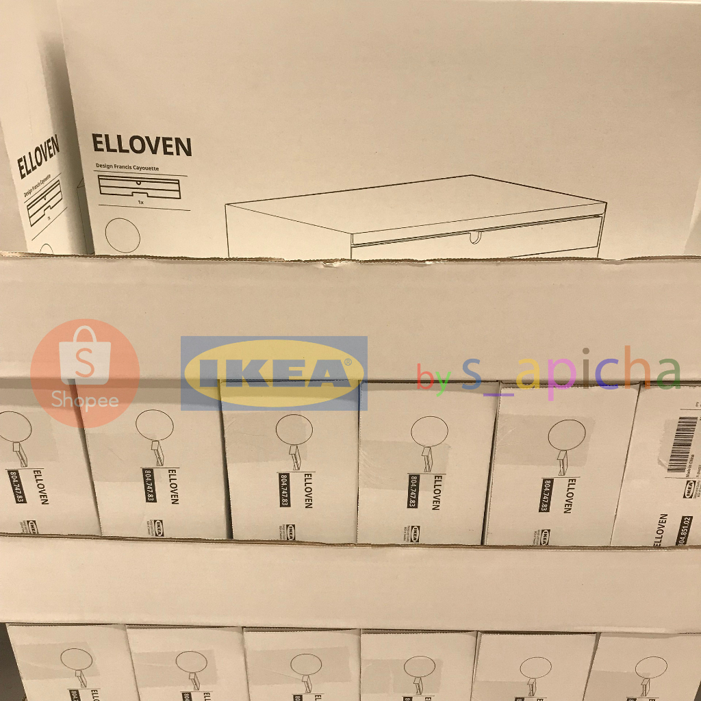 ที่วางจอคอมพิวเตอร์ ชั้นวางจอคอมพิวเตอร์ มีลิ้นชักเก็บของ ใช้งานได้ครบทุกความต้องการ สินค้าคุณภาพ มาตราฐาน อิเกีย IKEA - รูปที่ 6