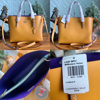 Coach MOLLIE TOTE 25🧡🧡แท้💯