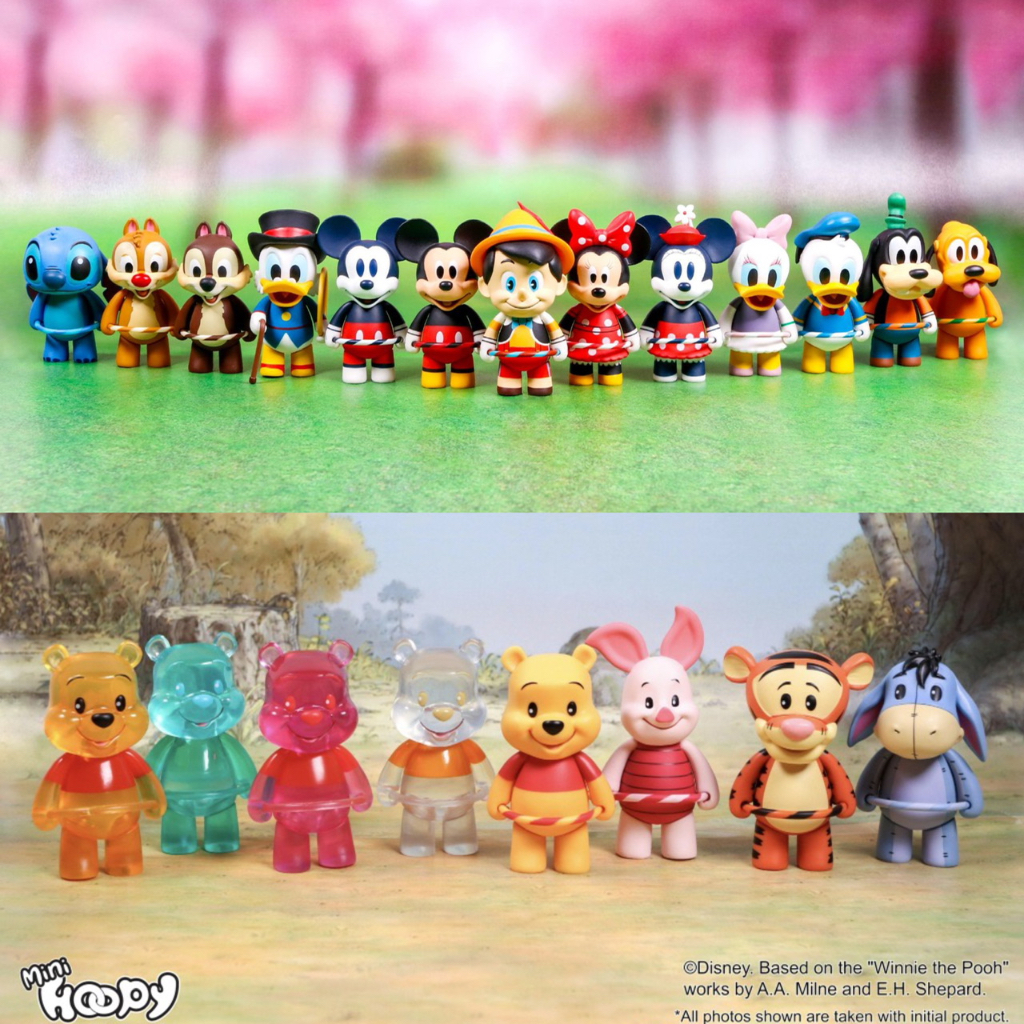 [แบบแยก] Herocross Winnie The Pooh Mini Hoopy Blind Box series ลิขสิทธิ์แท้ 💛 Disney ของสะสม ดิสนี่ย์ กล่องสุ่ม