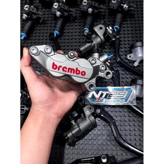 ปั้มเบรค Brembo 4Pot หูชิด โลโก้แดง ซ้าย/ขวา มือ 1 ของแท้ 100% พร้อมส่ง!!