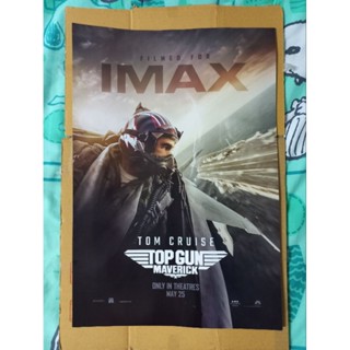 โปสเตอร์หนัง Top Gun : Maverick ของแท้ จากโรงหนัง IMAX (เมเจอร์) / POSTER MAJOR ท็อปกัน ไอแมก เมเจอร์ MOVIE