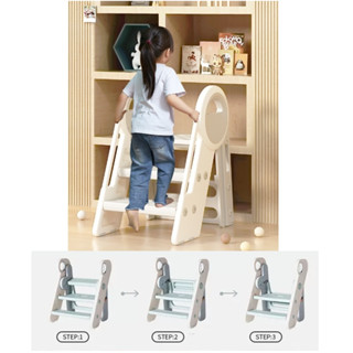 ส่งจากไทย เก้าอี้บันไดสำหรับเด็ก 3 ขั้น 2 ขั้น บันไดเด็กอเนกประสงค์ Step stool บันไดชักโครกเด็ก