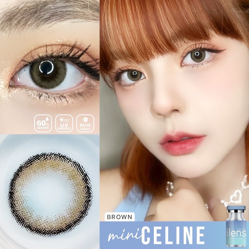 mini celine eff.16 ค่าสายตา 0.00 ถึง -6.50 (i lens) ค่าอมน้ำ60%