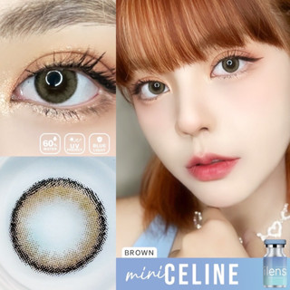 คอนแทคเลนส์ mini celine eff.16 (i lens) ค่าอมน้ำ60% (ค่าสายตา 0.00 ถึง -4.00)