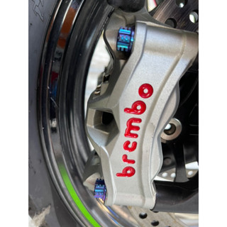 ไทเทเนี่ยม ยึดคาลิปเปอร์ M10x60 น็อตยึดปั้มเรเดียลเมาท์ Brembo M50 M4 GP4RX  Nissin ไทเทเนียมแท้ Gr5