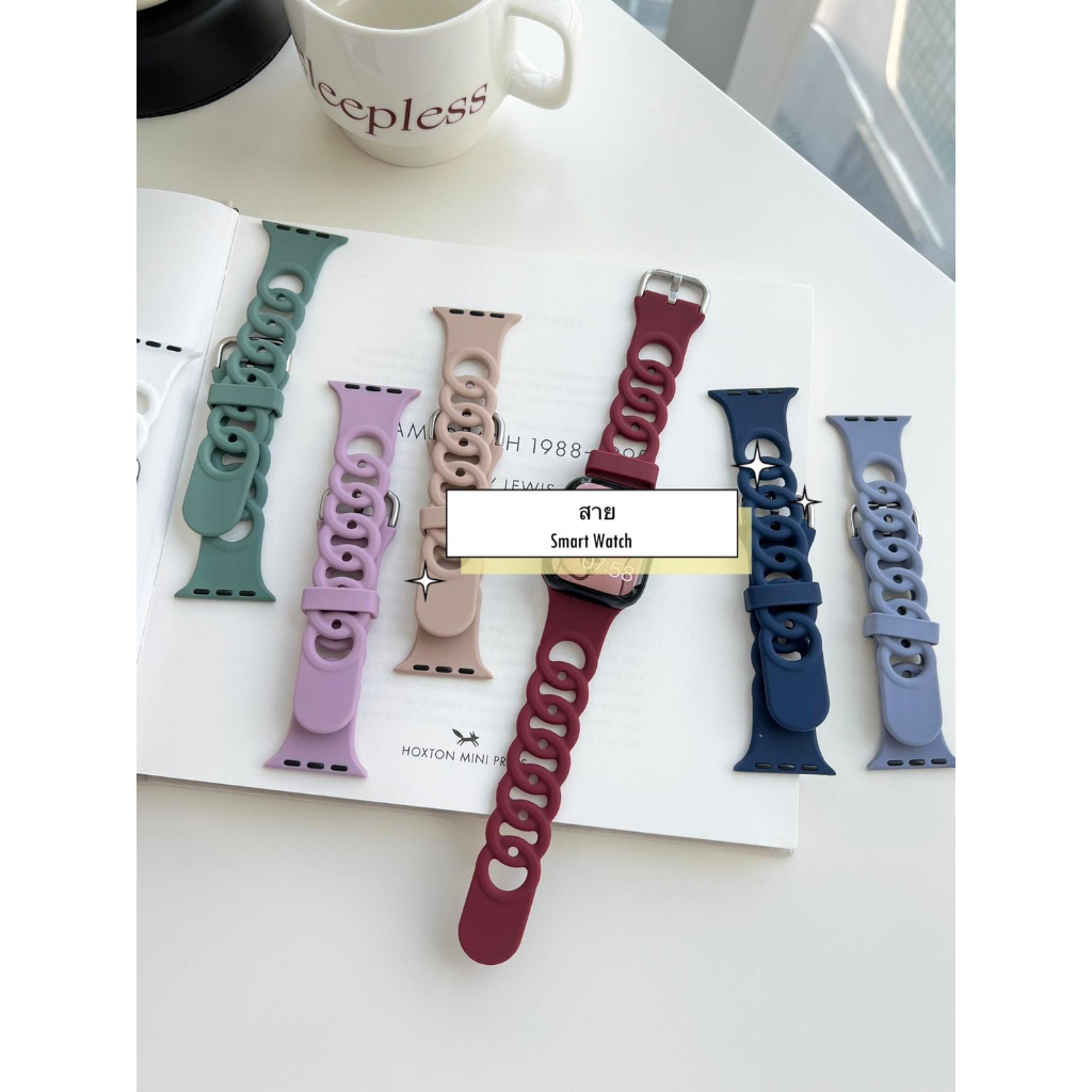 พร้อมส่งสายนาฬิกาแบบห่วง ใช่ได้กับ Smart Watch 8 7 6 5 4 3 2 1 Se Ultra 8 Pro Hello Ultra Watch8Ultr