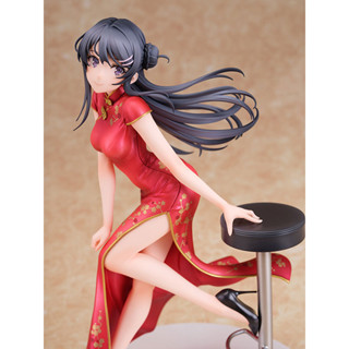 [ Figure แท้ ] Rascal Does Not Dream of Bunny Girl Senpai - Sakurajima Mai Chinese Dress Ver 1/7 Scale [ WING ]