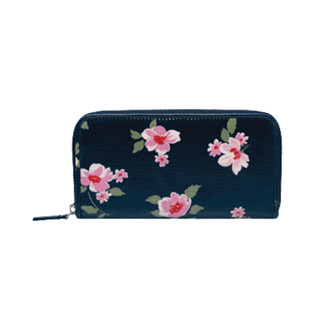 Cath KidstonZip Wallet Dusk Floral Spaced Navy