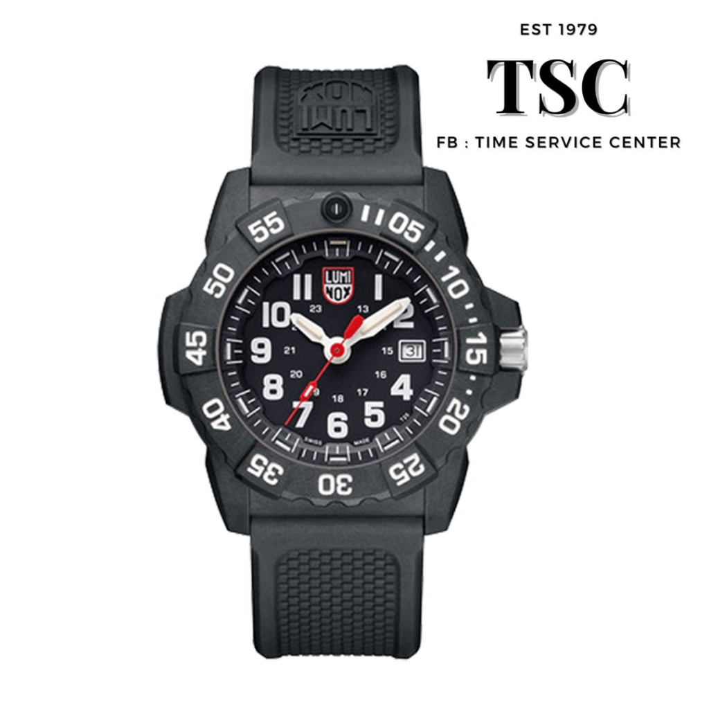 นาฬิกา Luminox นาฬิกาข้อมือผู้ชาย รุ่น XS.3502 แสดงวันที่ สายยางเรซิน ระบบควอตซ์ รับประกัน12 เดือน  