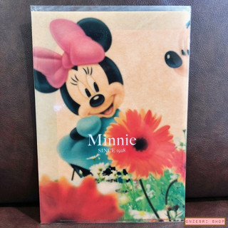 แฟ้ม A4 Disney Neo Japanese Series ลาย Minnie ด้านในเป็น pocket ใส่เอกสารได้สองด้านซ้ายขวา