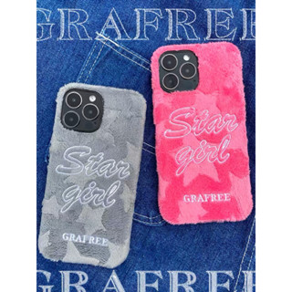 เคสไอโฟน Grafree star girl💅 แท้💯 *เคสผ้าขนๆ | Grafree case iphone