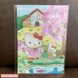 แฟ้ม A4 ลาย Hello Kitty x Fukuoka - Sakura (Limited) * ของใหม่มีตำหนิ